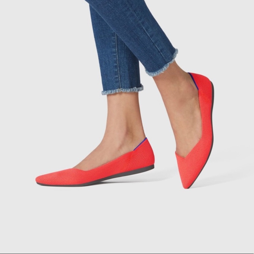 Rothy's The Point Flame Size 9